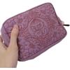 Marushin Moomin Quilted Purple Pouch, Perfect for Cosmetics, Gifts, Birthdays, and More. Women's Accessories. Product Number: 1425025600