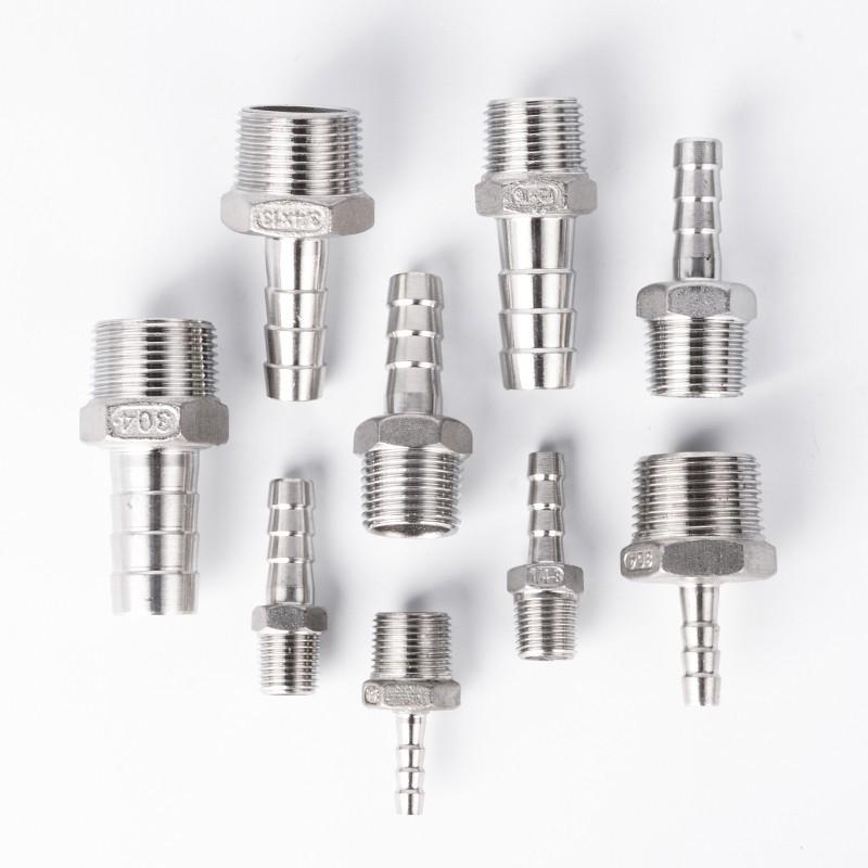 304 Stainless Steel Hex Male Thread Pagoda Fitting for Water/Air Hose