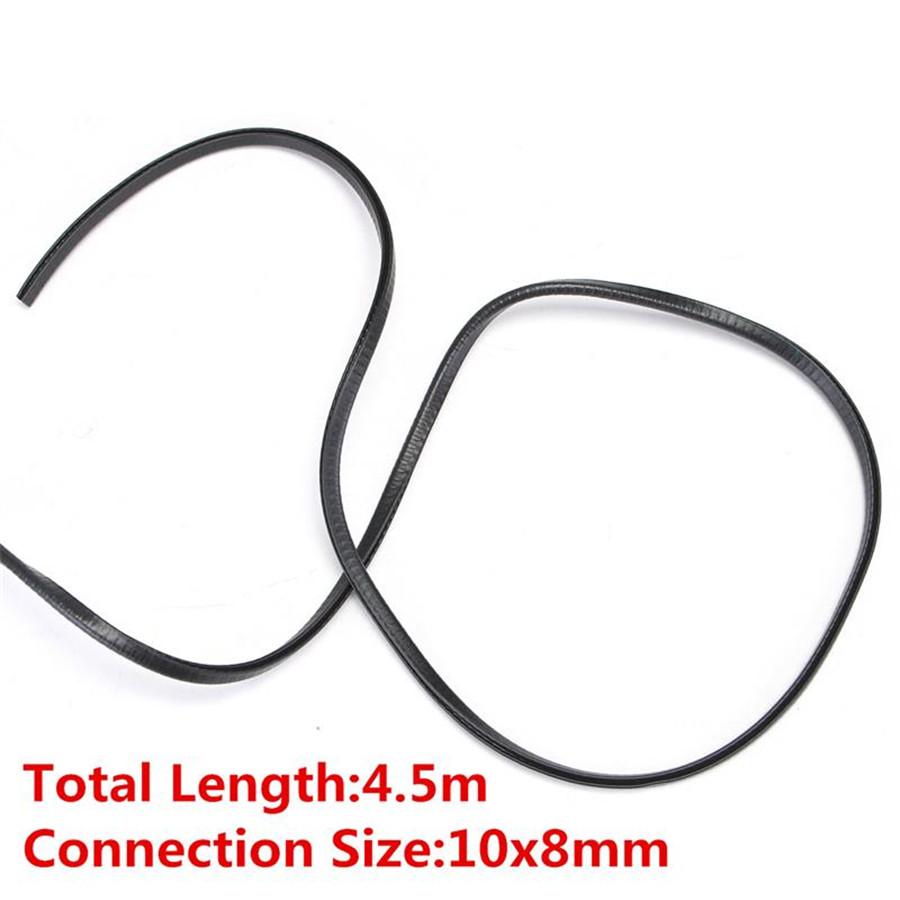 4.5M Black Car Edge Protector U-Shaped Rubber Door Noise Insulation Anti Dust