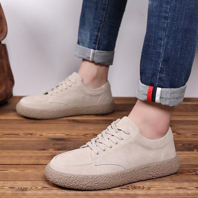 2024 Fashion Trends Men Casual Shoes Leather Shoes Classic Mens Retro Anti-slip Wearable Sport Comfort Flat Soft Sole Male Shoes