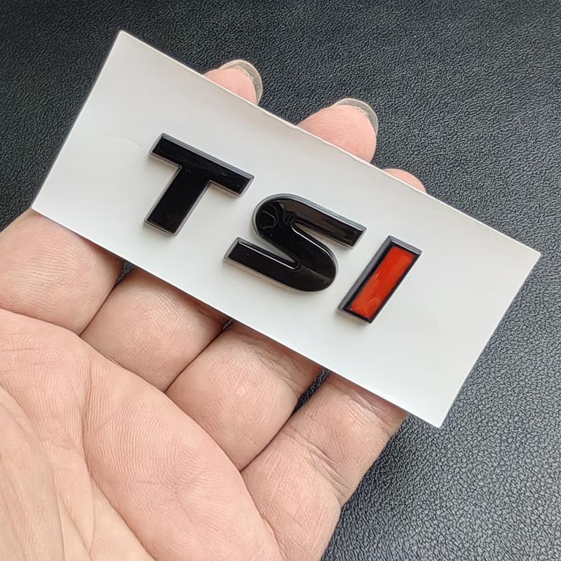 3D ABS TSI Bil Logo Emblem Bil Bagasjelokk Merke Dekal