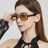 European and American Imitation Diamond Trend Sunglasses Fashion Street Sunglasses Women Ins Retro Sunglasses