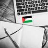 3PCS Palestinian Flag Creative Sticker Car Sticker Truck Motorcycle Laptop Window Waterproof And Sunscreen PVC Auto Decoration