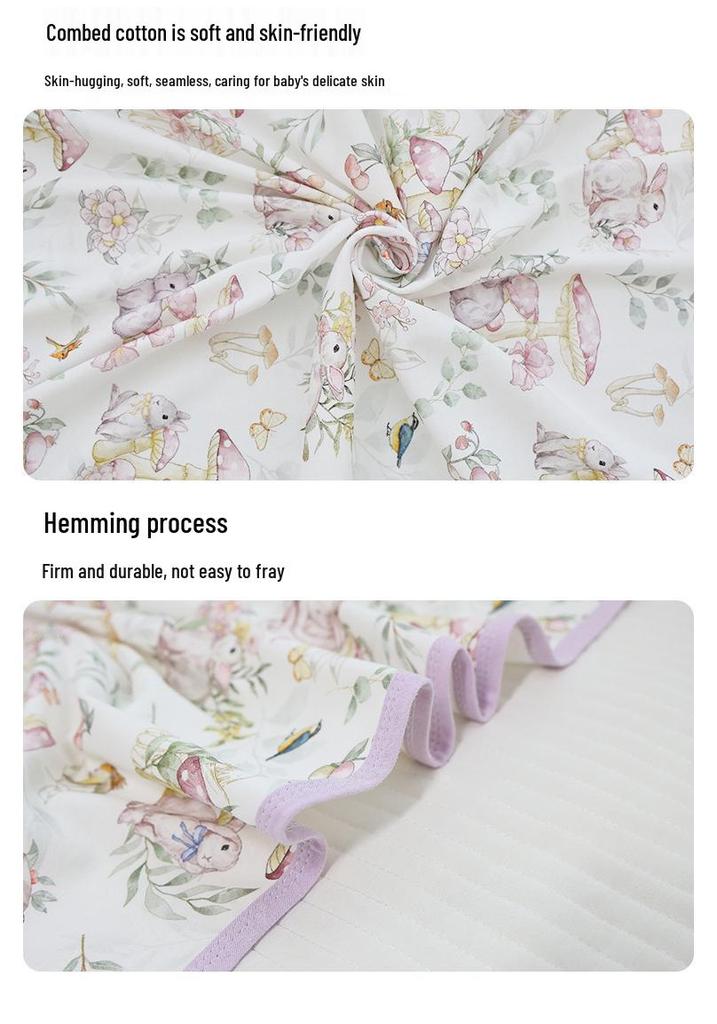 Pure Cotton Four Seasons Baby Swaddle Blanket - Anti-Startle, Newborn Essential