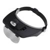 Headband LED Magnifying Glass 1.2X 1.8X 2.5X 3.5X 4 Lens 2 LED Lights Adjustable Angle Head Mount