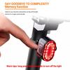 2PCS USB Rechargeable LED Bicycle Front Headlight Rear Tail Safety Light Kits Set