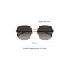 Gucci 2023 Spring Summer Exquisite Gray Lens Irregular Shape Sunglasses Women sunglasses GG1285SA-001
