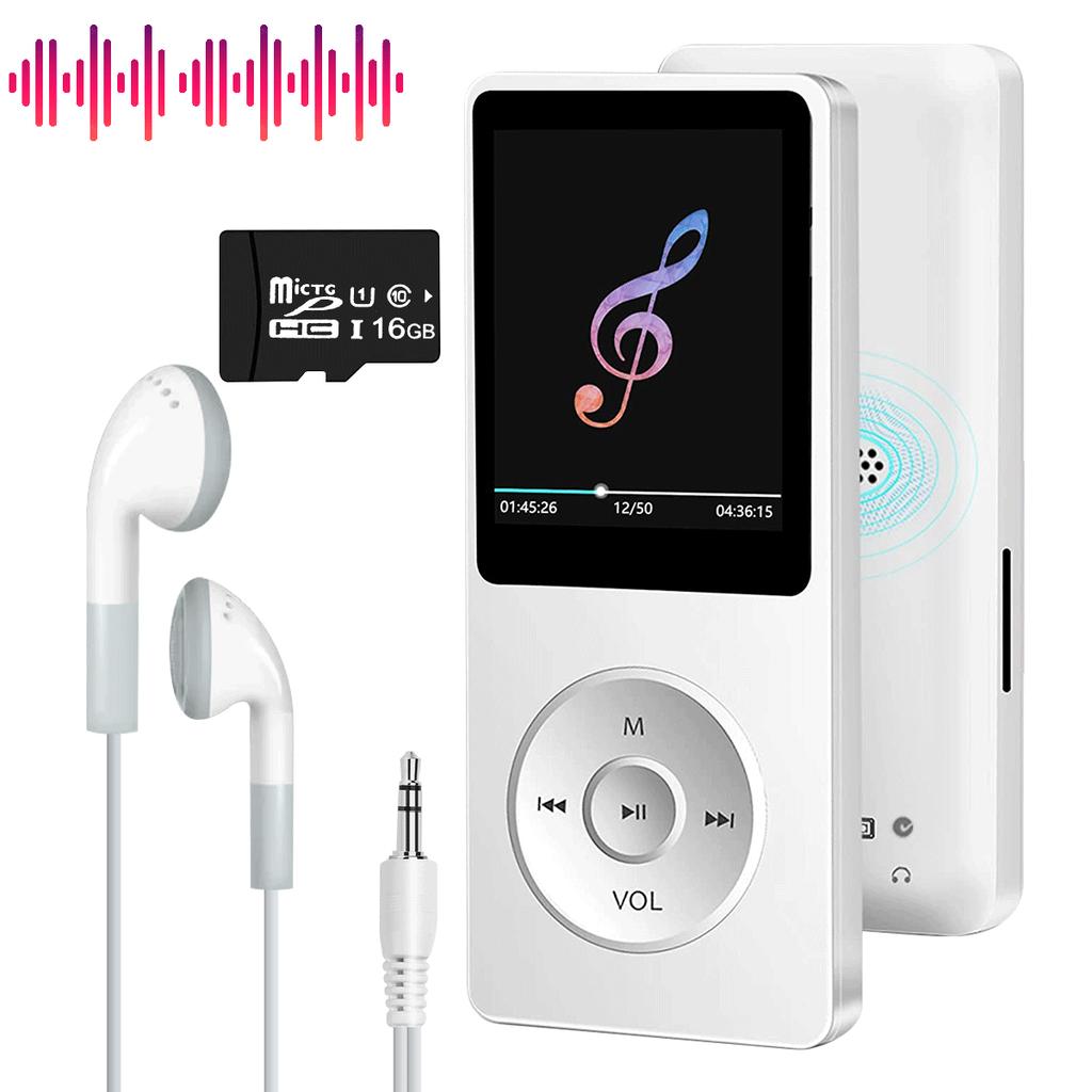 16GB Bluetooth MP3 Player HIFI Sport Music Speakers MP4 Media FM Radio Recorder