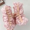 New Large Chiffon Bow Hair Claw Clip Elegant Large Size Fabric Ribbon Flower Hair Clip Jaw Clamps Accessories For Women Hairpins