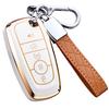 Ford Keychain Cover, Explorer Mustang Escape Edge Lincoln Premium Soft TPU Fully Protected Key Case Remote Key Holder