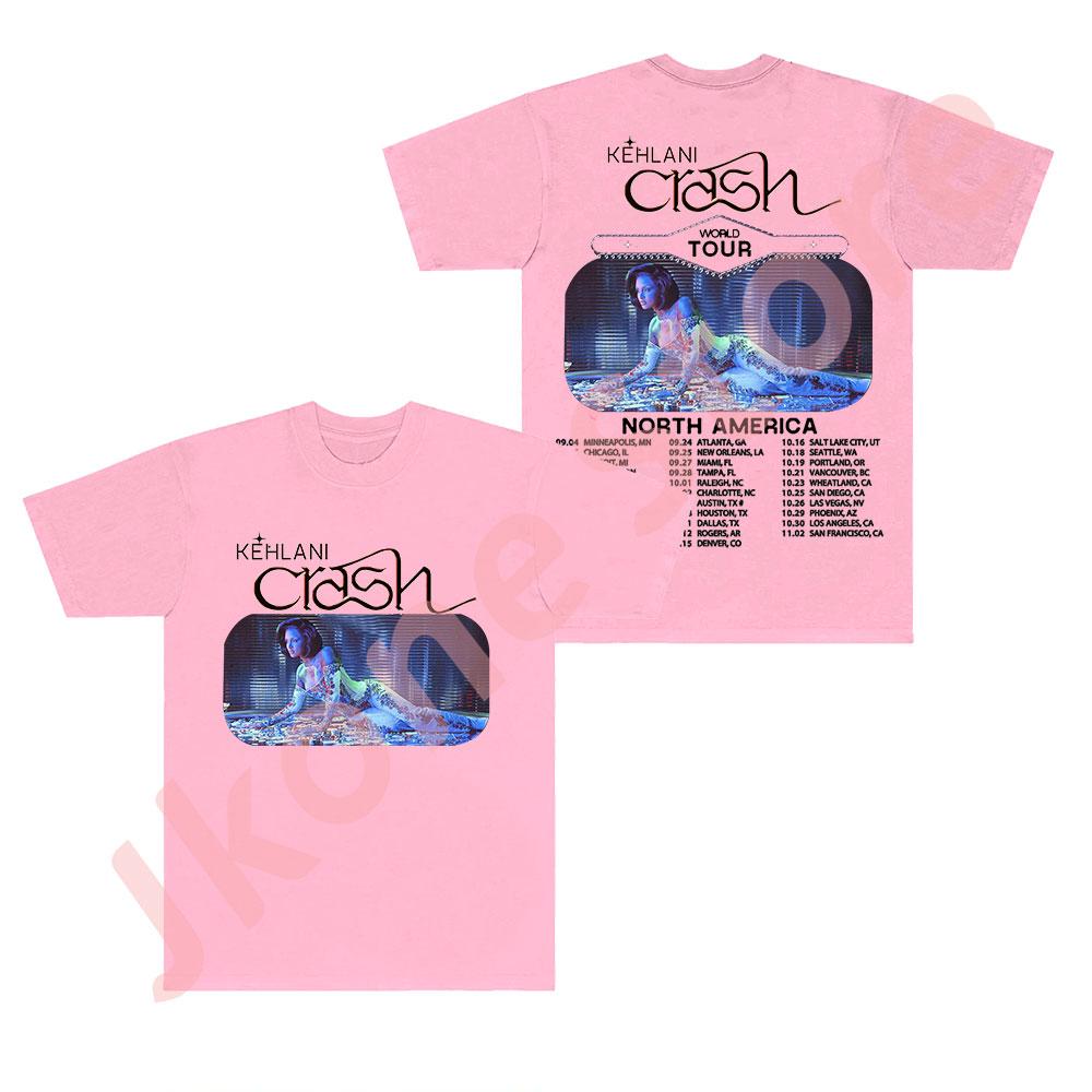 

Kehlani Crash World Tour Merch TShirts Summer Unisex Fashion Casual HipHop Crewneck Short Sleeve Tee 4XL
