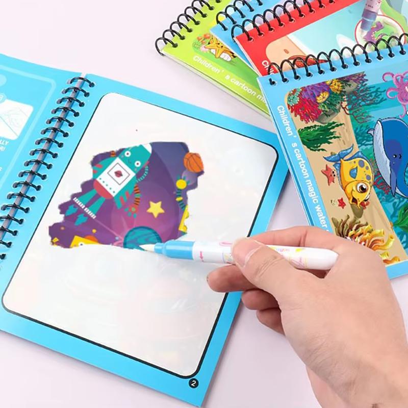 Kids New Magic Water Drawing Books Coloring Books Painting Toys For Kids Birthday Christmas New Year Gift For Boys And Girls