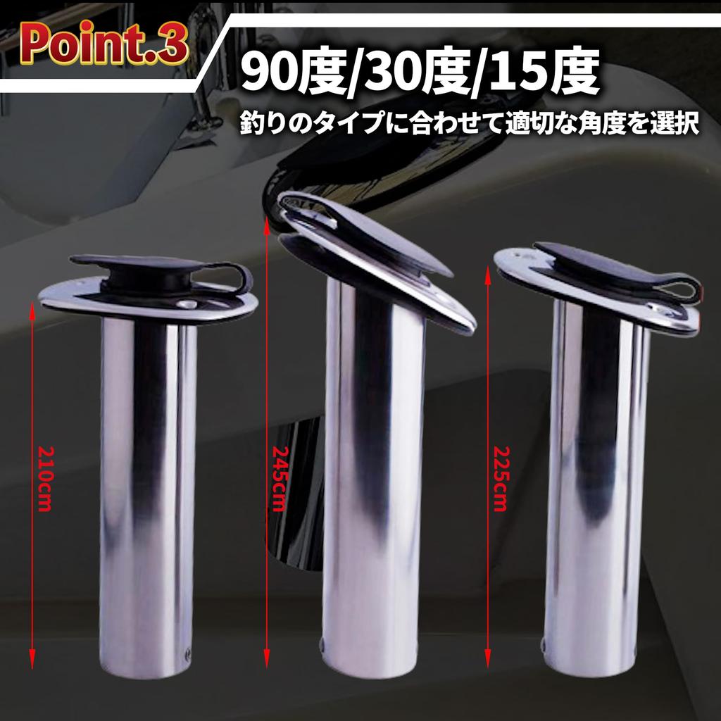 Rod Holder Stainless Steel Boat Gunwale Rod Holder Fishing Rod Fishing Marine Jigging Sea Bream Boat Recreational Fishing Boat Sea Kayak Boat Fishing