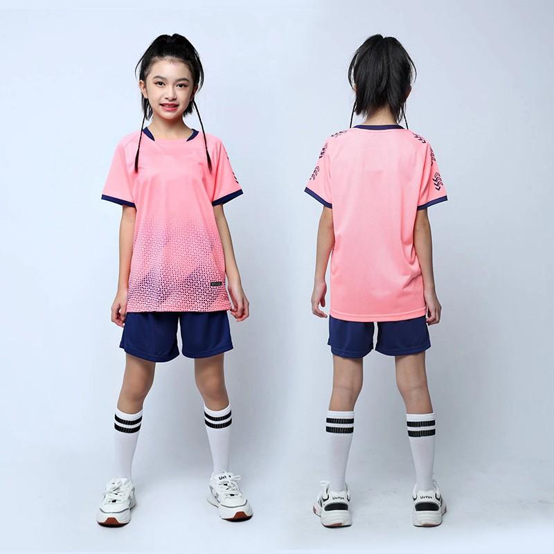 Kids Badminton Table Tennis Uniform Set Boys Girls Sports Training Competition Jersey Custom Print