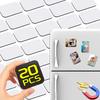 1/20PCS Sublimation Blanks Fridge Magnets Personalized Sublimation Blanks Products For Fridge Home Kitchen Office Decor Supply