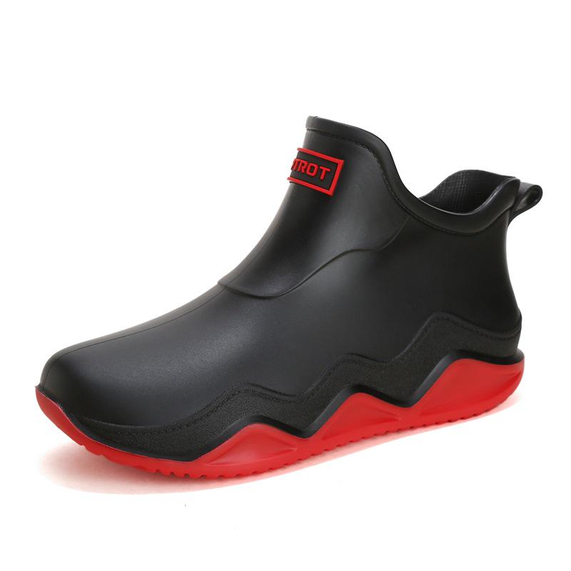 Unisex Frühjahr 2024 Wasserdichte Knöchel-Gummistiefel - Abriebfest, Rutschfest, Leichte Gummischuhe für die Küchenarbeit