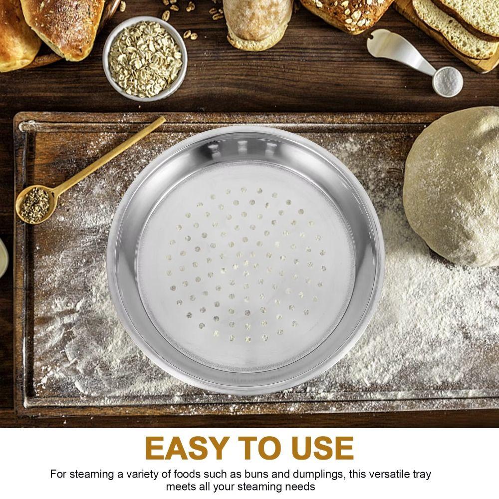 Vertieftes Dampfgarfach Rostfester Wok-Dampfgarer Dampfgarer-Gestell Teigtaschen-Dampfgarer-Schale Küche Kochen
