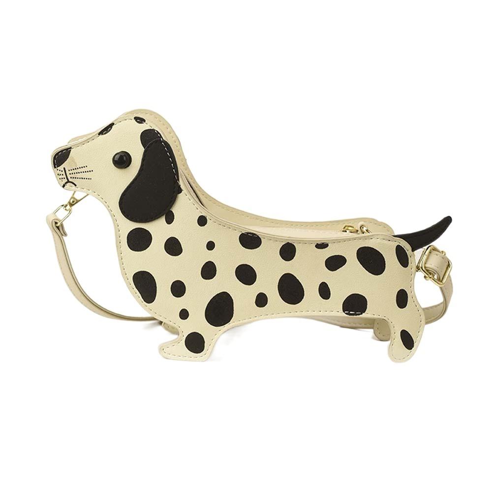 Three-dimensional Dachshund Crossbody Bag Large Capacity Retro Phone Bag  Friends
