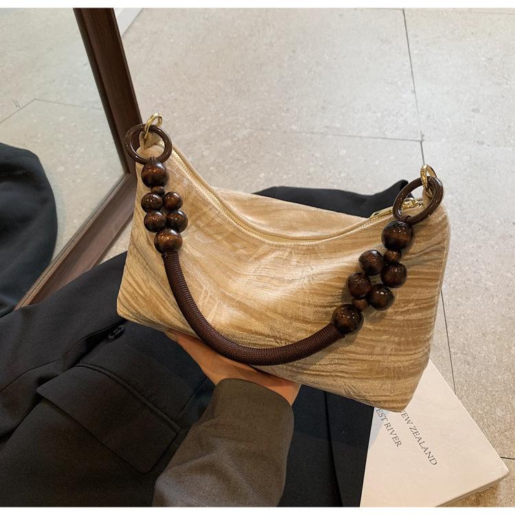 

Бисерная сумочка женская сумка новая ретро повседневная сумка через плечо универсальная сумка под мышкой хаки