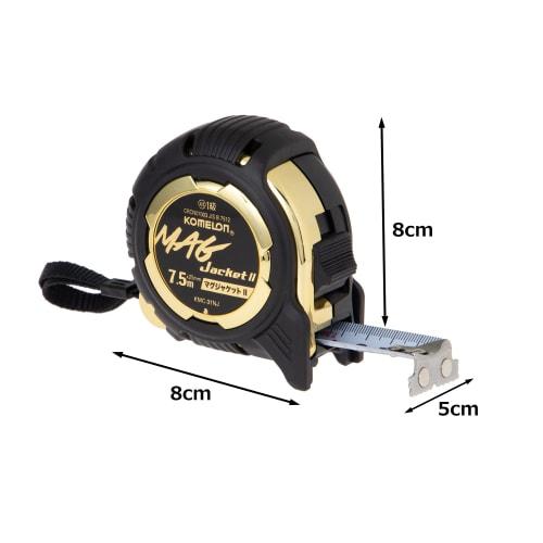 Komelon Convex Mag Jacket II Gold Tape, 25mm Wide, 7.5m, KMC-31NJ