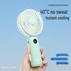 Smart USB Rechargeable Handheld Mini Fan with Digital Display