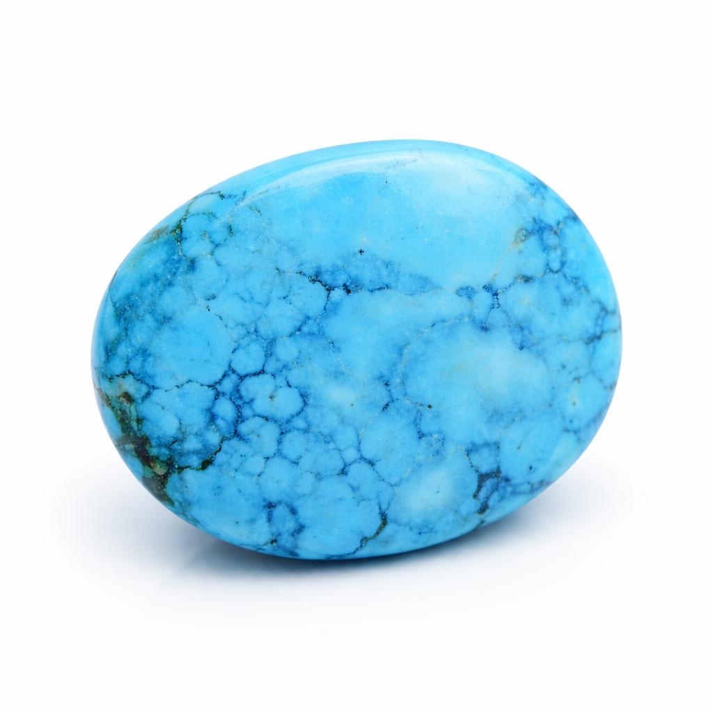 Blue Turquoise Oval Cut 74.25 Ct Arizona Slab Crystal Natural Loose Gemstone