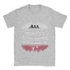 Stranger Alphabet Lights Cotton T Shirt For Men Summer  Vintage T Shirts O Neck Hippie Tees Big Size Cheap Tops