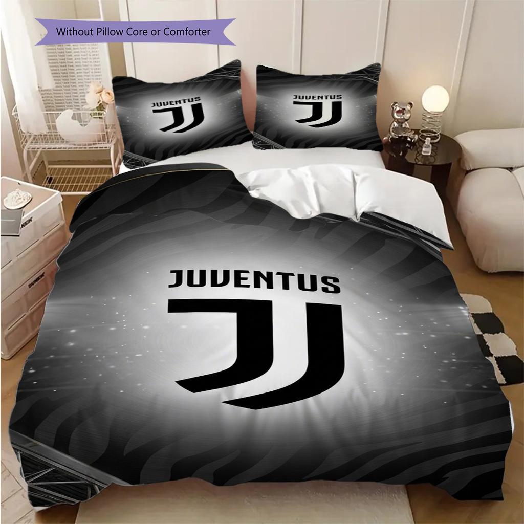 Eredità Juventus: Biancheria da letto Stars Stripes (1 * copripiumino + 2 * federa, senza nucleo) Set biancheria da letto Copripiumino e federa