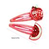 Fun Hair Tie Watermelon Sequined Hair Clip Party Headpiece Fruit Hair Tie for Music Festivals Photo Booth Props