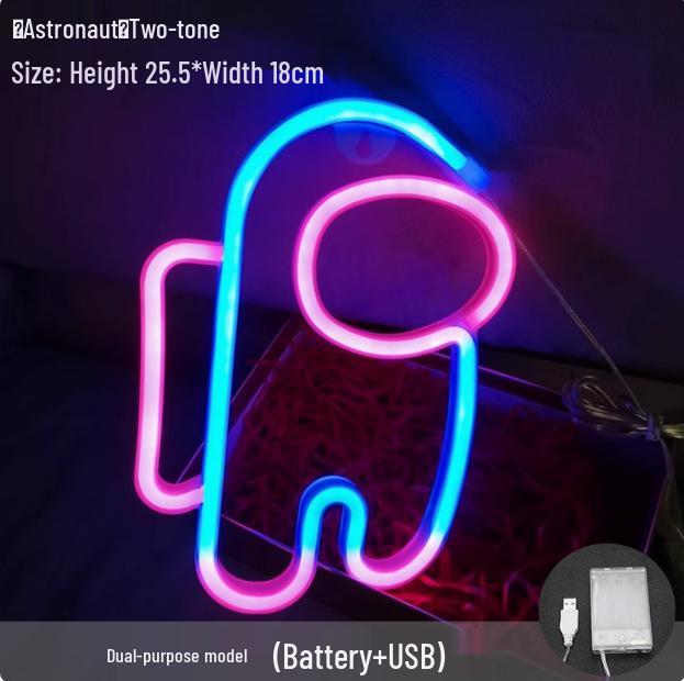 Trendy LED Neon Night Light Sign for Wall Décor