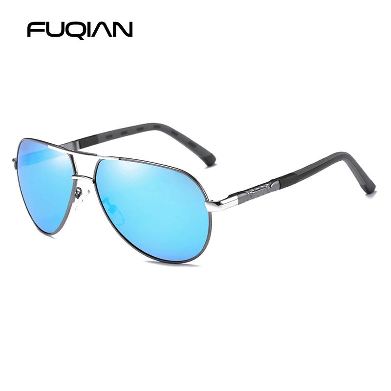 Luxury Pilot Sunglasses Men Women High Quality Metal Frame Anti Glare UV400 Protection Driving Shades