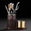 Hanyou Solid Wood Six Gentlemen Tea Set Accessories