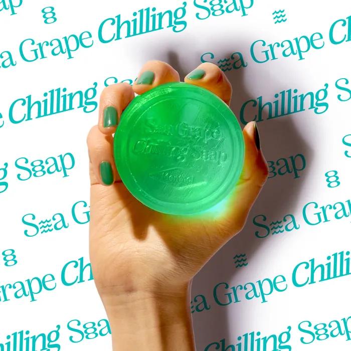 

[Подарок полотенца] [Спортивное мыло для тела] Охлаждающее мыло «Морской виноград» - Зеленый