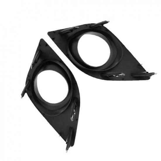 Bumper Fog Light Cover Bezel Left + Right Side ABS For 2014-2016 Toyota Corolla