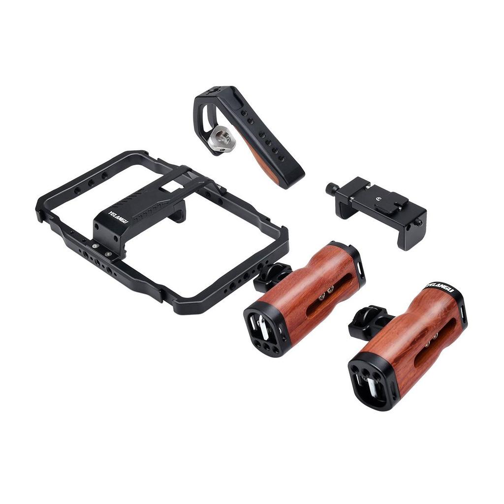 Dual Handle Handheld Universal Mobile Streaming & Photography Rabbit Cage Kit