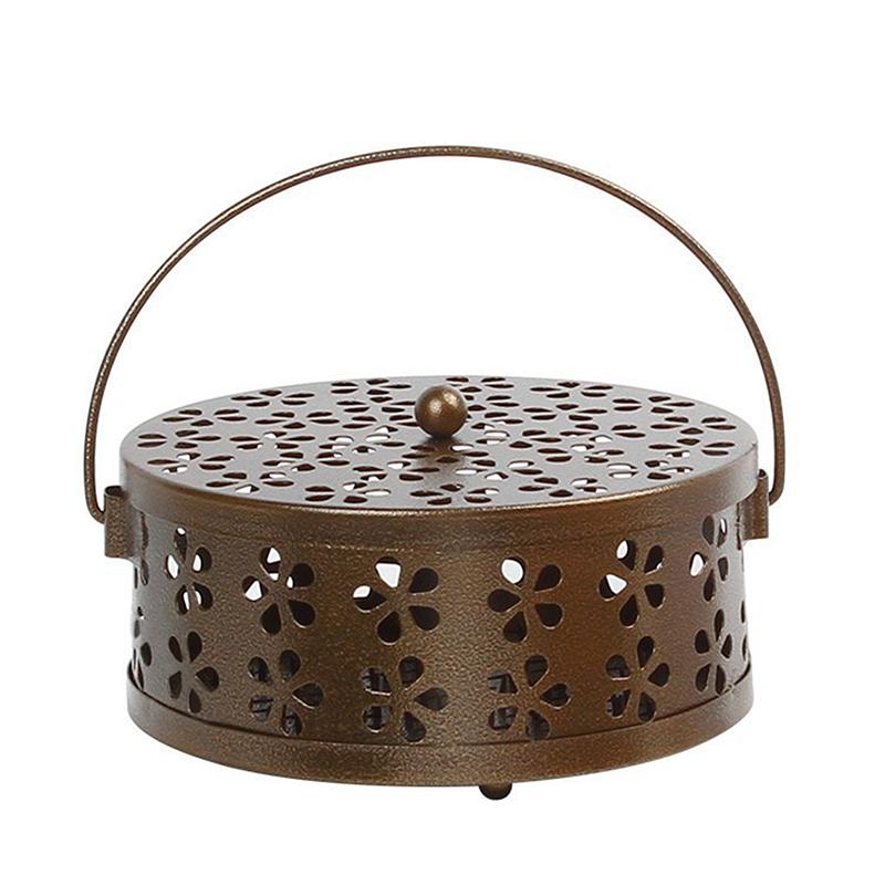 Portable Mosquito Coil Tray Holder Home Insect Repellent Anti-Fire Sandalwood Incense Burner Anti-Mosquito Supplies