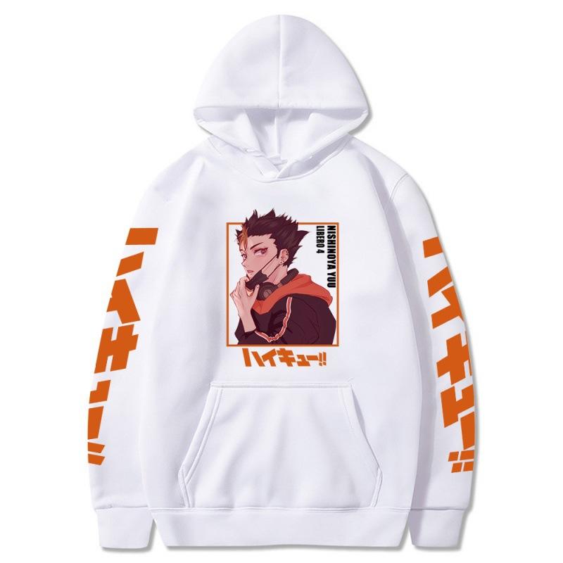 Fashion Japanese Anime Haikyuu Cosplay Print Hoodie Women Men Harajuku Plus Size Sweatshirt Karasuno High School Pullover Hooded Sportswear