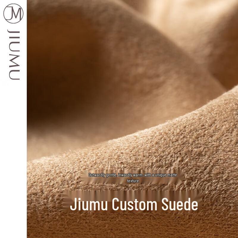 JIUMU Women's Warm Suede Velvet Lined Knit Windproof Touchscreen Gloves