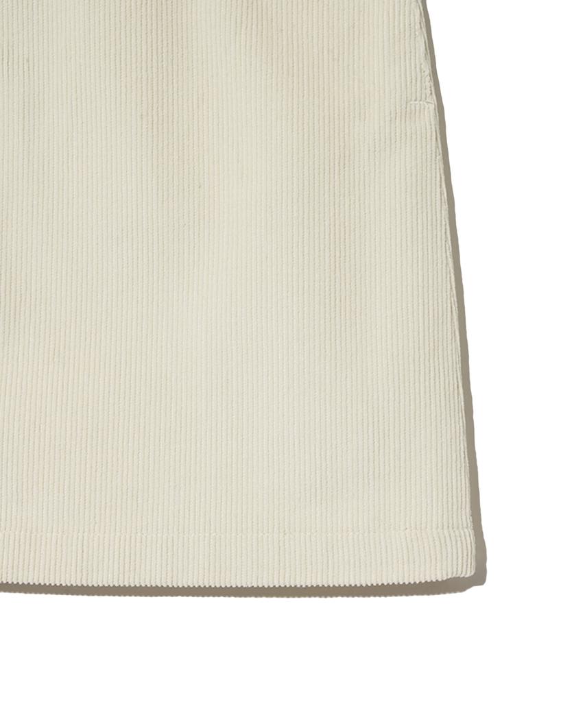 Yale Women'S Corduroy Short Skirt_Cream