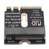 M.2 A+E To NVME SSD Adapter A/E Key To M Key PCIE 4.0 Riser Card W/ Bracket M2 WIFI Interface for Laptop Mainboard SSD 2280