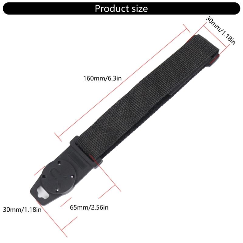 Multimeter Magnetic Hanger Strap Adjustable Length Industrial Nylon Fabric Secure Attachment For Electrical Tool