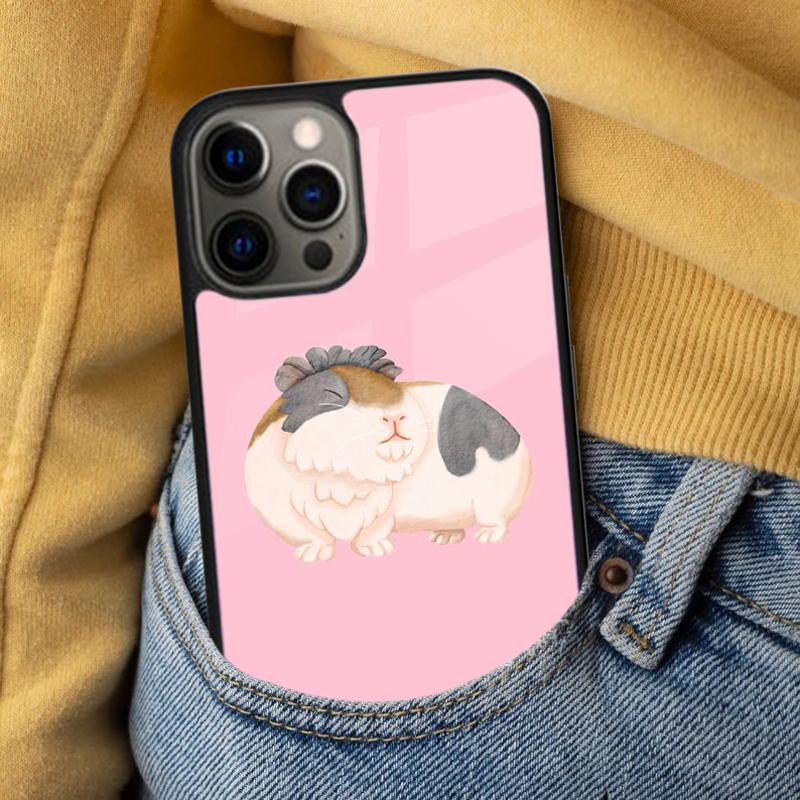 Guinea pig Funny Cartoon Soft Phone Case for iPhone 17 Air 16e Pro max 15 Pro 13 14 Plus 11 12 MagSafe Magnetic Coque