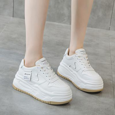 Inner Height Increase Casual Women's Spring Summer New Versatile Small Board Shoes Muffin Platform Women's Shoes Net Shoes