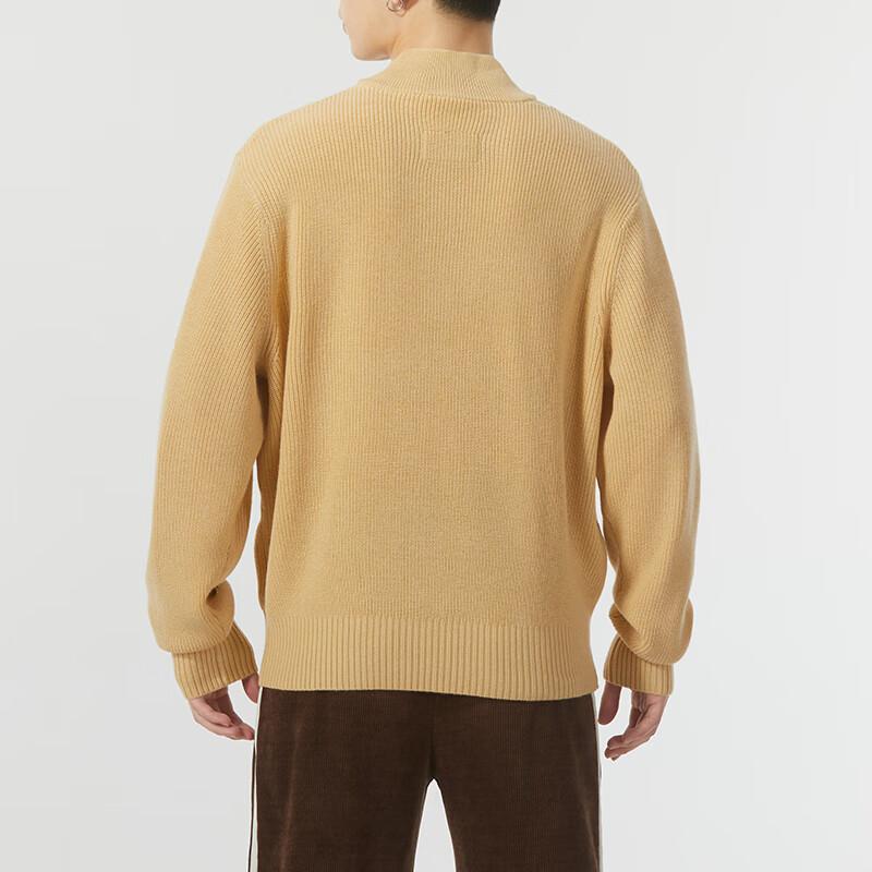 Nike Solid Color Loose-Fit Sport Casual Knit Pullover Long Sleeve Sweater Men Tops Ginger FN3119-252