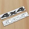 3D Chrome Black Nameplate 4X4 Logo Emblem Car Rear Trunk Sticker Badge for Jeep Grand Cherokee Wrangler Compass Accessories