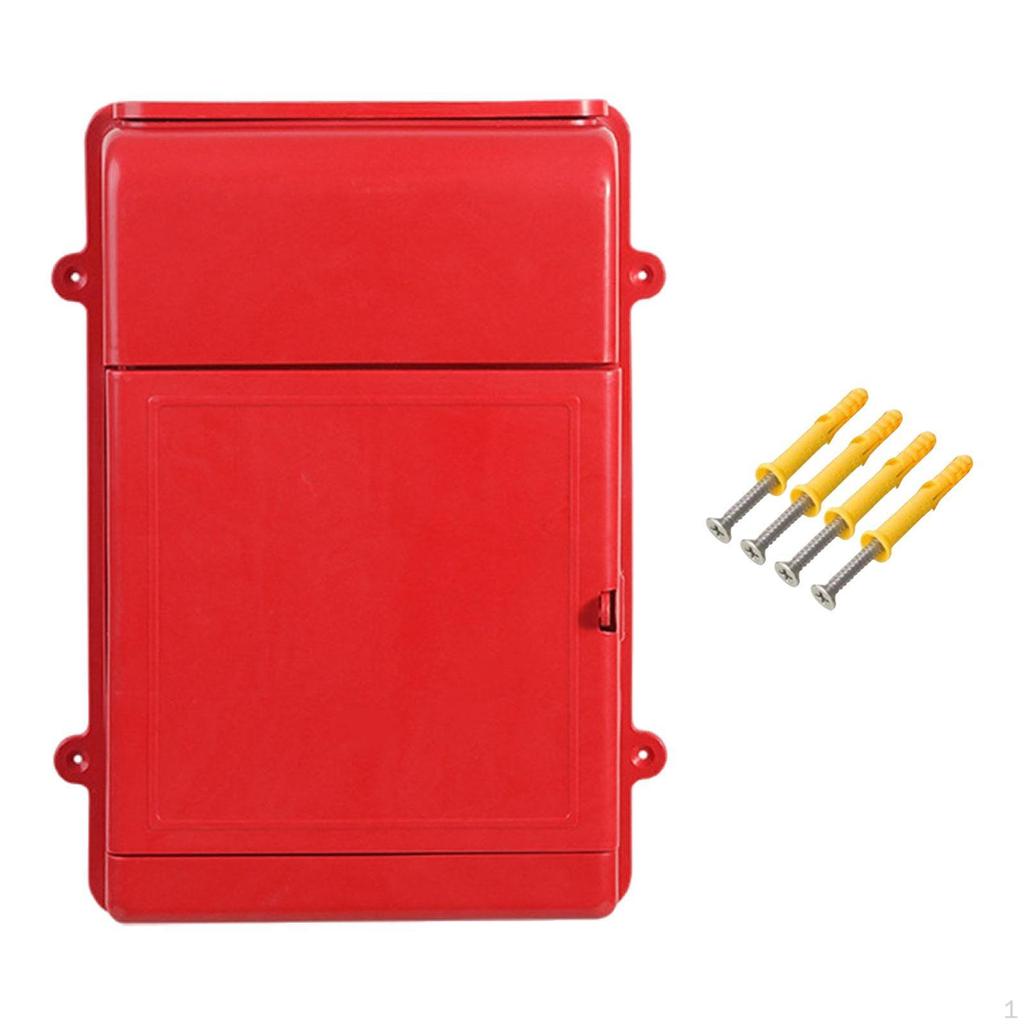 Wall Hanging Mailbox Post Box 13.5x10x2.7inch Drop Letter for Home Office