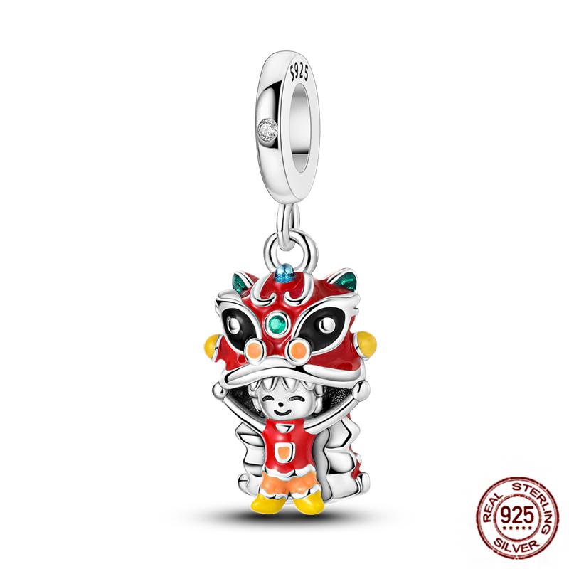 Fits Original Red Colorful Charmscopper Love Heart Bike Travel Race Car For Women Bracelet Christmas Gift Beads Diy Jewelry