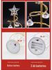 Luminous Electroplated Iron Christmas Tree Ornament Night Light