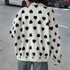 Autumn Winter Women Coat Casual Ladies Tops Fall/Winter Fashion Print Outerwear
