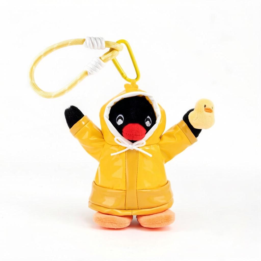 Portachiavi Peluche Pinguino Originale Bambola Ornamento per Zaini